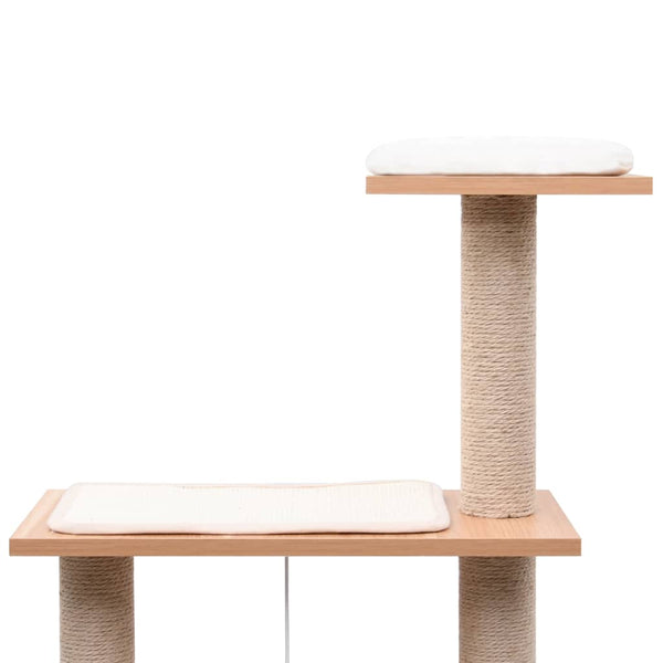 Kissan Kiipeilypuu Sisal-Raapimismatolla 123 Cm