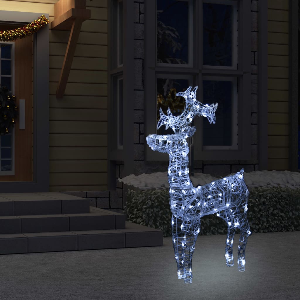 Poro Joulukoriste 90 Led-Valoa Akryyli 60 X 16 X 100 Cm