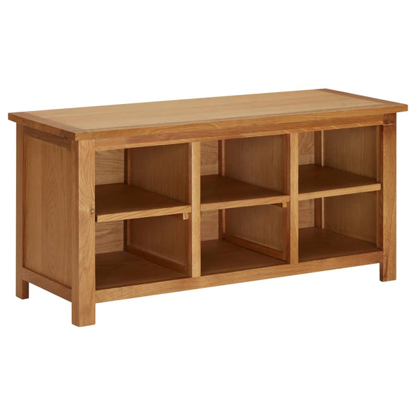 Kenkäteline 90X37X45 Cm Täysi Tammi