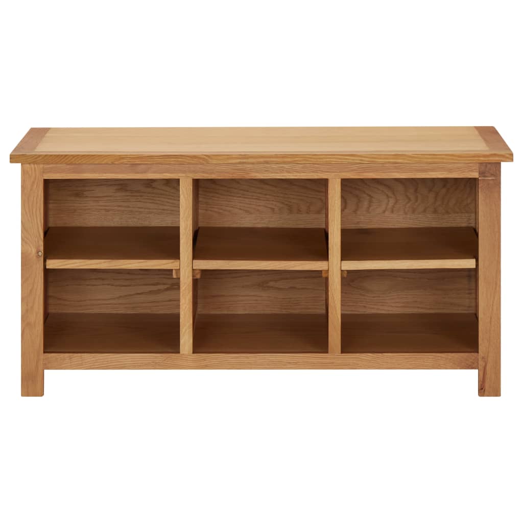 Kenkäteline 90X37X45 Cm Täysi Tammi