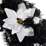 Joulukaari Led-Valoilla Musta 90 Cm Pvc