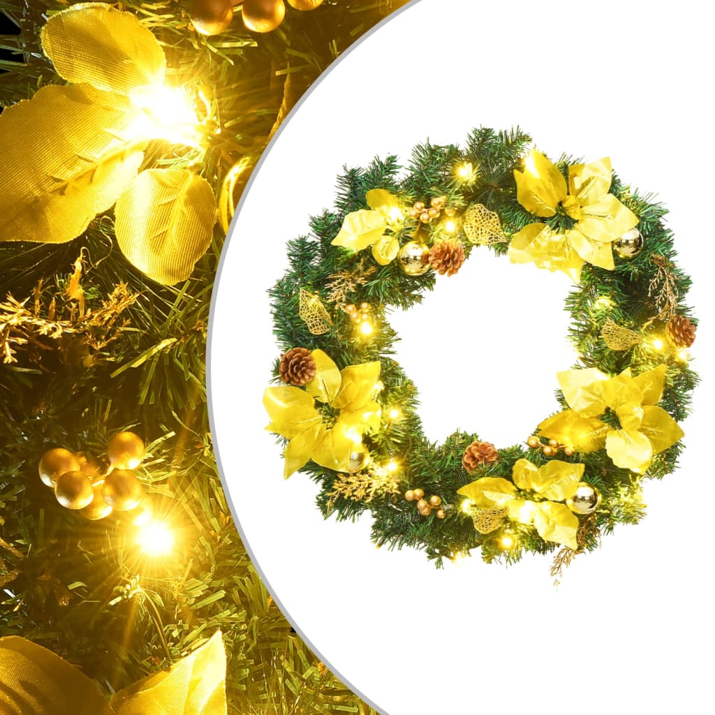 Jouluseppele Led-Valoilla Musta 60 Cm Pvc