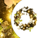 Jouluseppele Led-Valoilla Musta 60 Cm Pvc