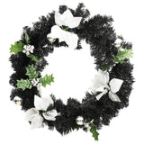Jouluseppele Led-Valoilla Musta 60 Cm Pvc