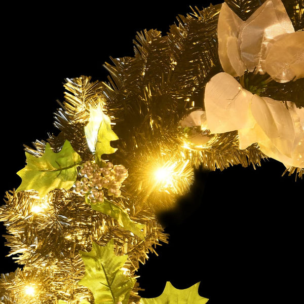 Jouluseppele Led-Valoilla Musta 60 Cm Pvc
