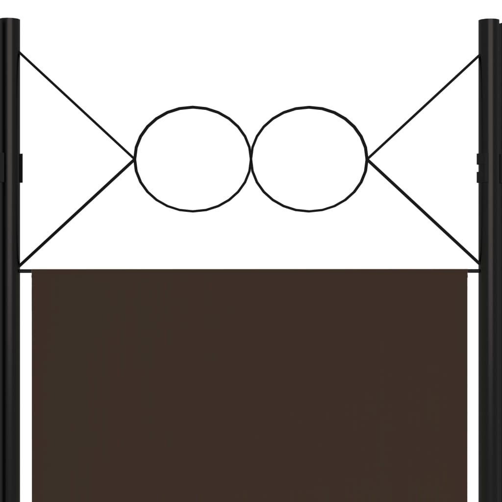 6-Paneelinen Tilanjakaja 240X180 Cm