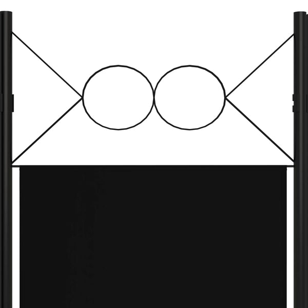 6-Paneelinen Tilanjakaja 240X180 Cm