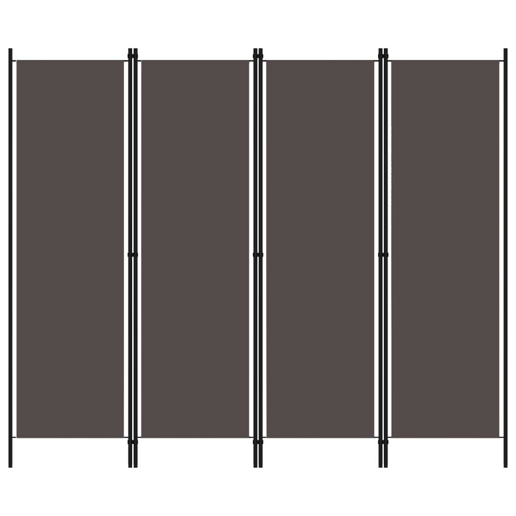4-Paneelinen Tilanjakaja 200X180 Cm