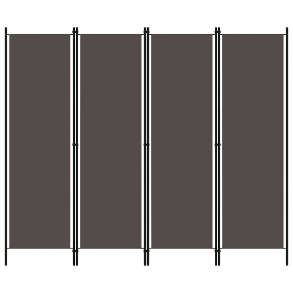 4-Paneelinen Tilanjakaja 200X180 Cm