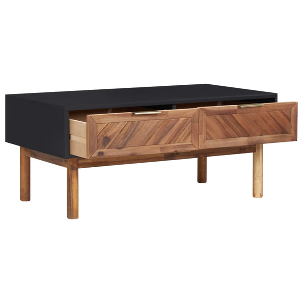 Sohvapöytä 90X50X40 Cm Täysi Akaasiapuu Ja Mdf