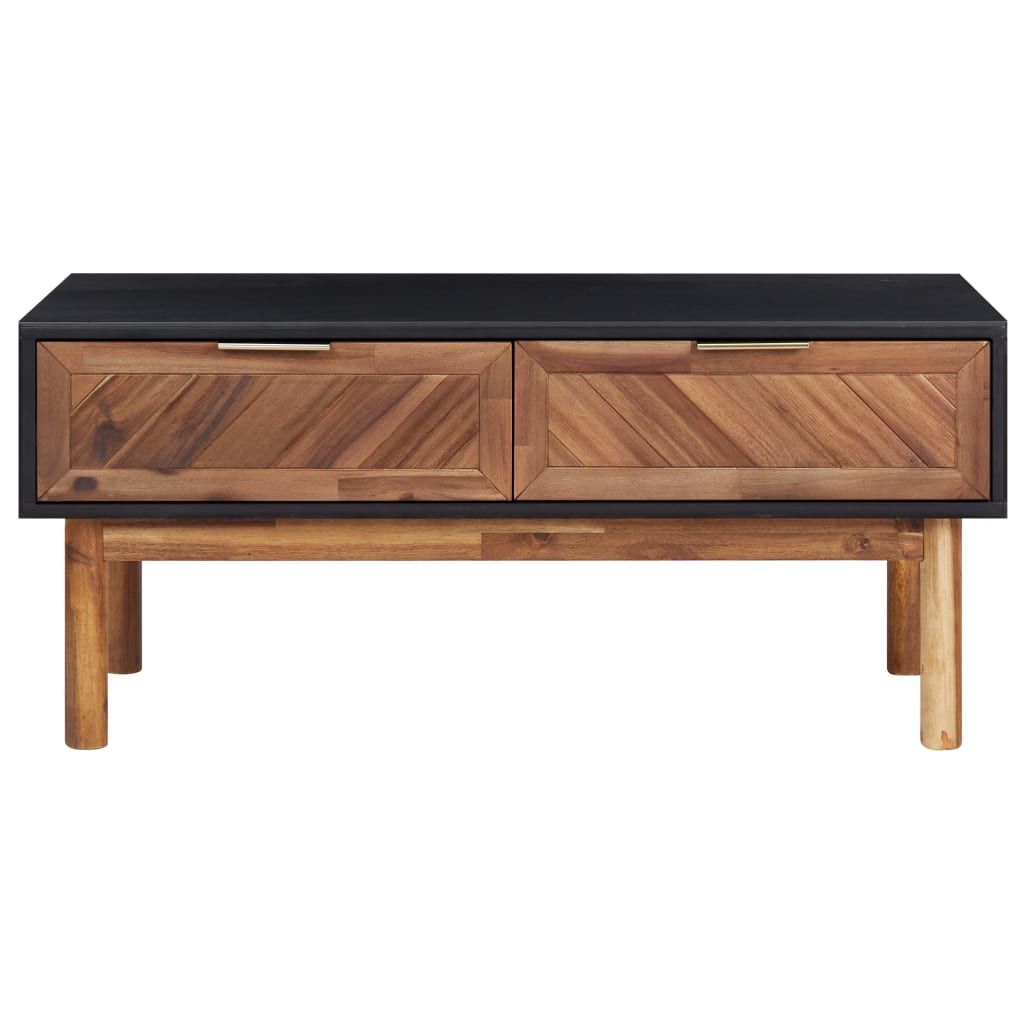 Sohvapöytä 90X50X40 Cm Täysi Akaasiapuu Ja Mdf