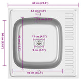 Tiskiallas Viemärisarjalla Hopea Ruostum. Teräs