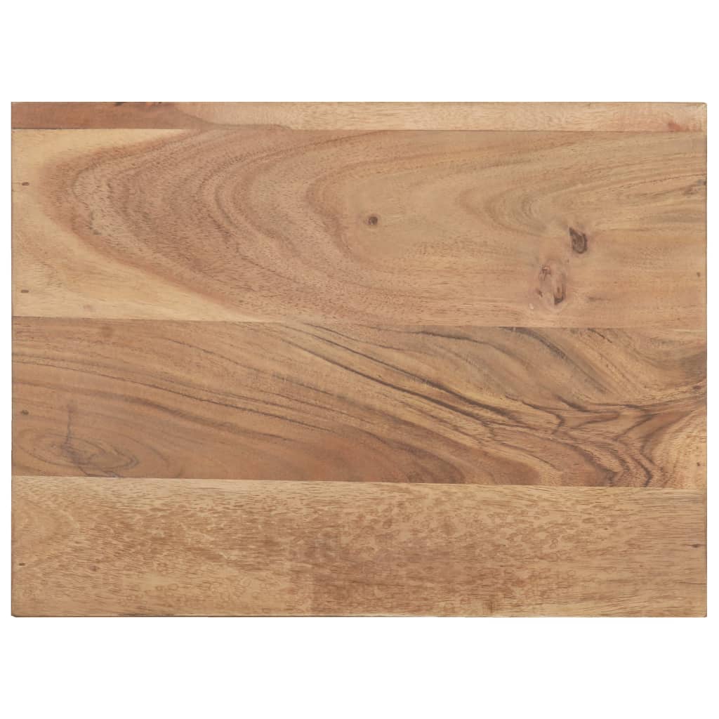Yöpöytä 40X30X50 Cm Täysi Akaasiapuu Luonnolliset Puureunat