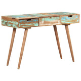 Meikkipöytä Peilillä 112X45X76 Cm Kierrätetty Täyspuu