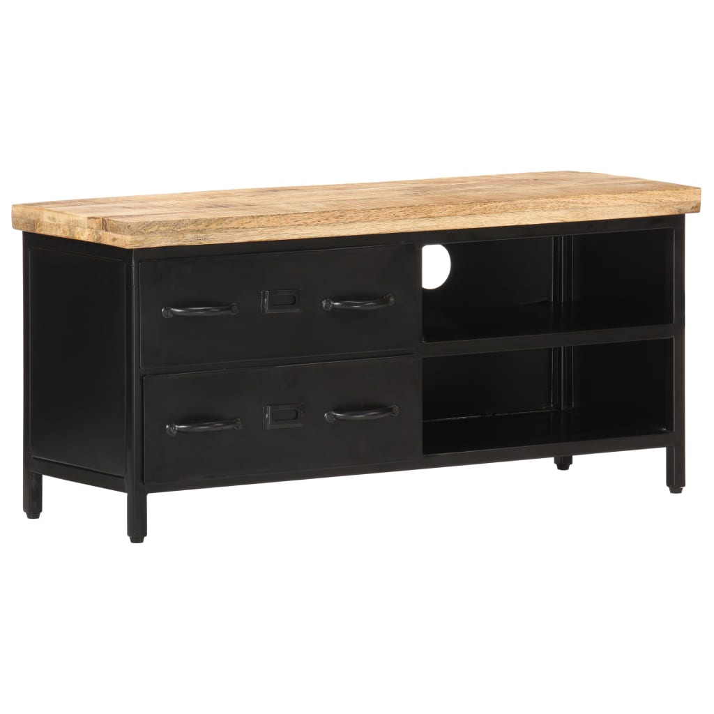 Tv-Taso 90X30X41 Cm Karkea Mangopuu