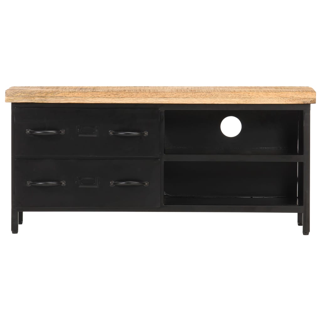 Tv-Taso 90X30X41 Cm Karkea Mangopuu