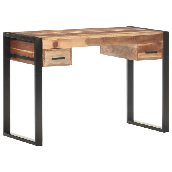 Työpöytä 110X50X76 Cm Massiivipuu