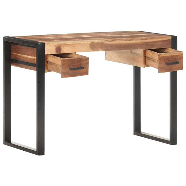 Työpöytä 110X50X76 Cm Massiivipuu