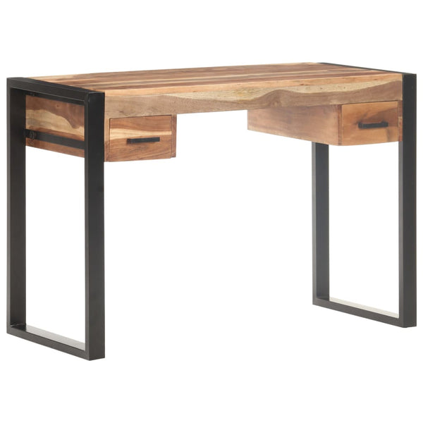 Työpöytä 110X50X76 Cm Massiivipuu