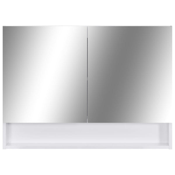 Led Kylpyhuoneen Peilikaappi 80X15X60 Cm Mdf