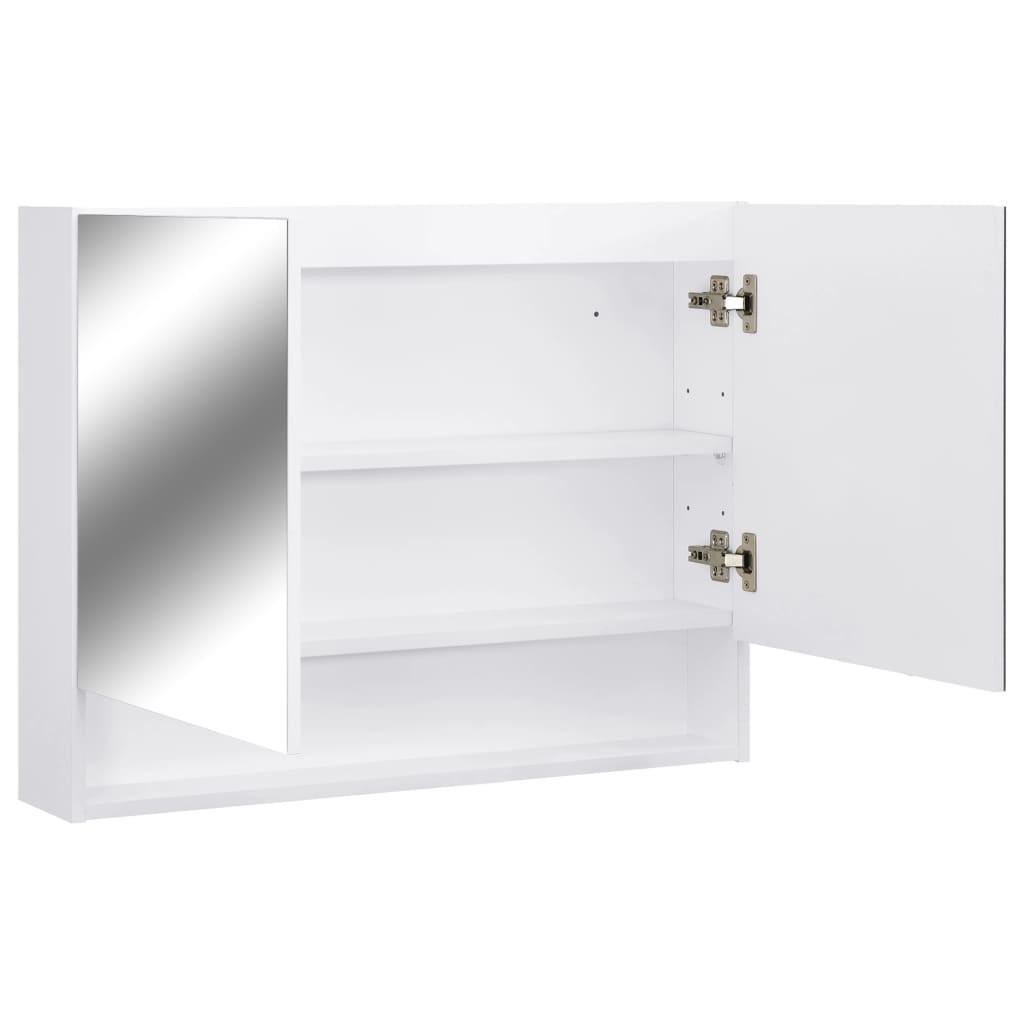 Led Kylpyhuoneen Peilikaappi 80X15X60 Cm Mdf