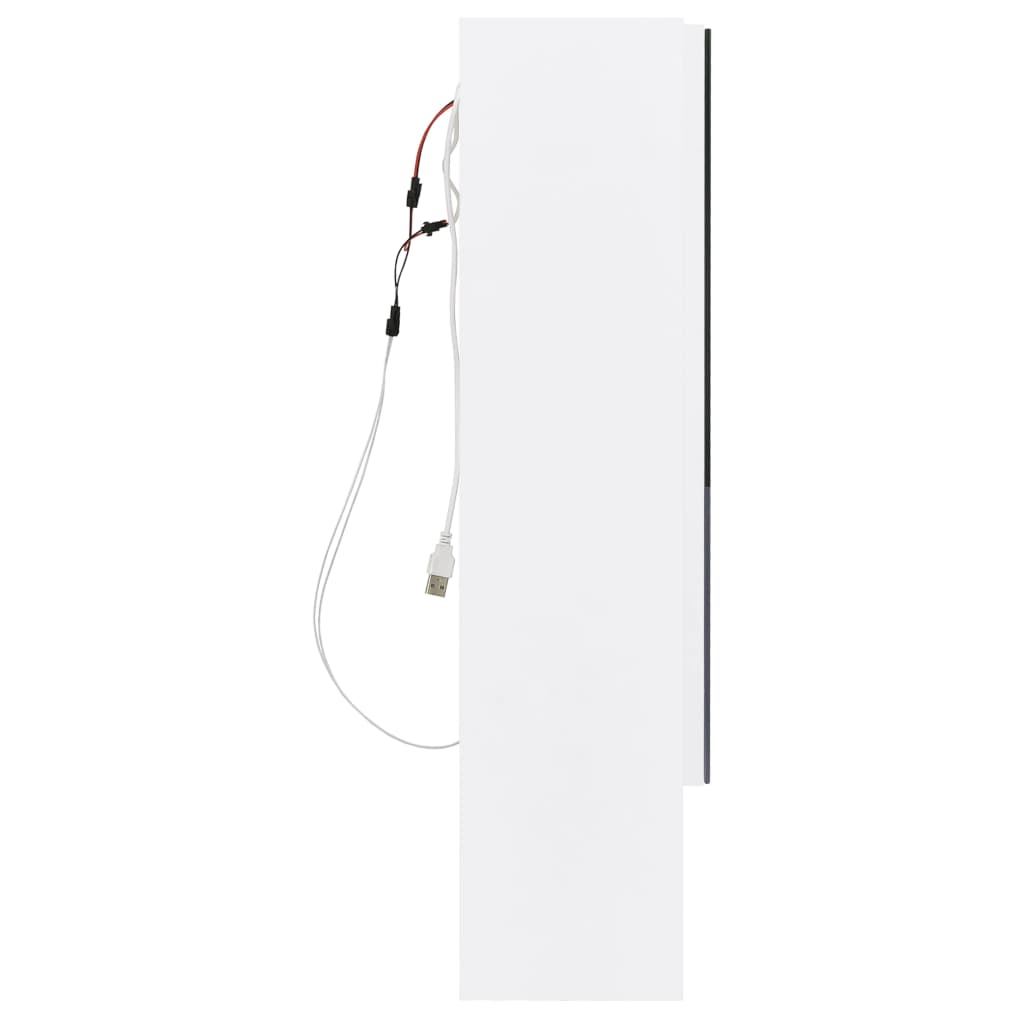 Led Kylpyhuoneen Peilikaappi 80X15X60 Cm Mdf