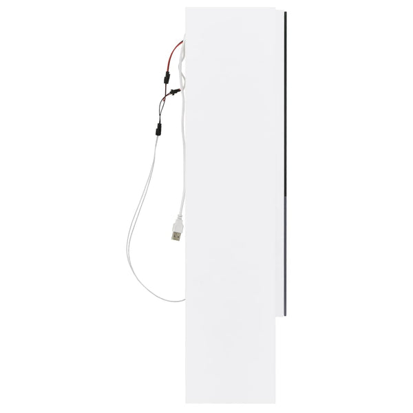 Led Kylpyhuoneen Peilikaappi 80X15X60 Cm Mdf
