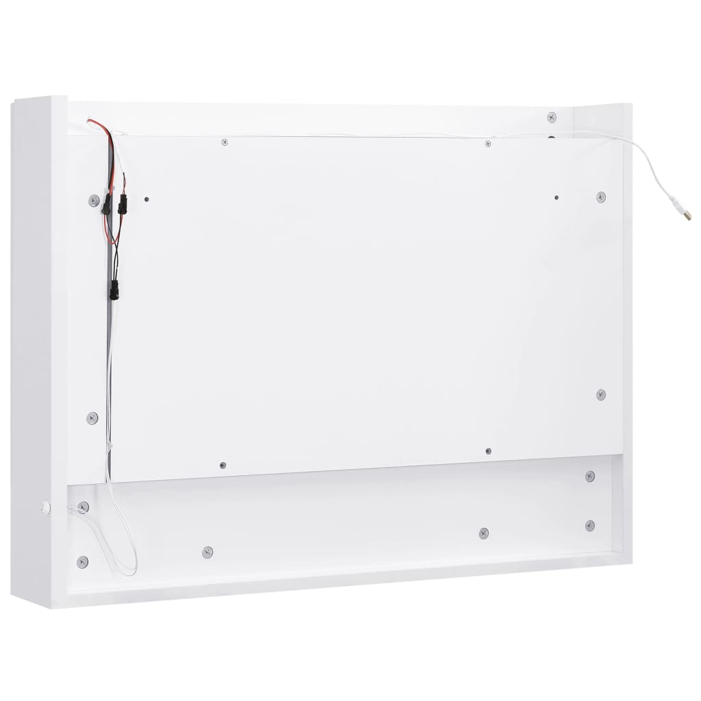 Led Kylpyhuoneen Peilikaappi 80X15X60 Cm Mdf