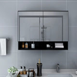 Led Kylpyhuoneen Peilikaappi 80X15X60 Cm Mdf