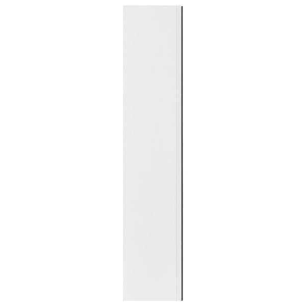 Kylpyhuoneen Peilikaappi Valkoinen 60X15X75 Cm Mdf
