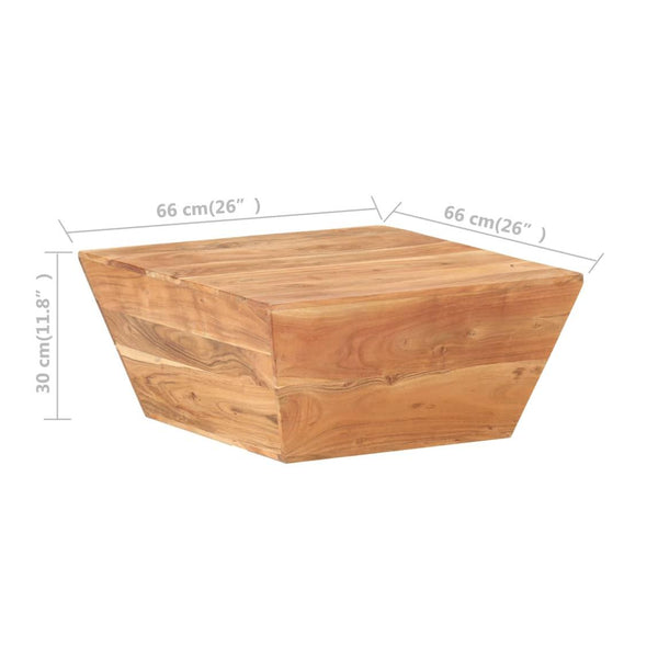 Sohvapöytä V-Muoto 66X66X30 Cm