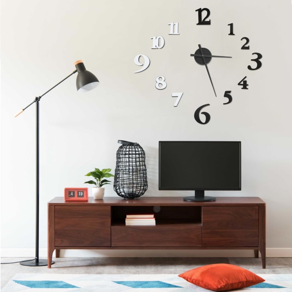 3D-Seinäkello Moderni Muotoilu 100 Cm Xxl