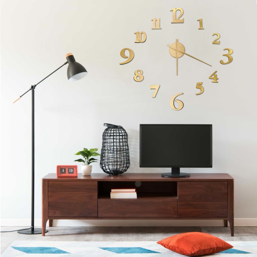 3D-Seinäkello Moderni Muotoilu 100 Cm Xxl