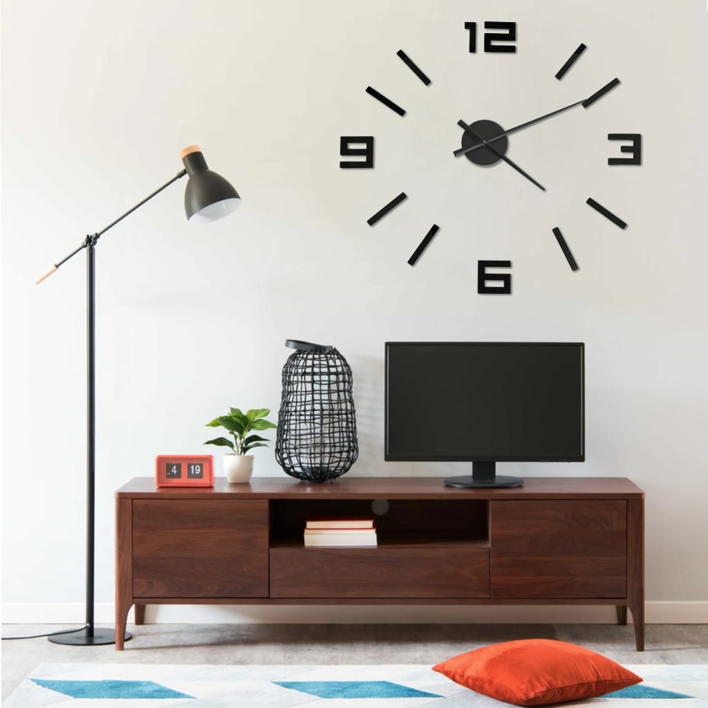 3D-Seinäkello Moderni Muotoilu 100 Cm Xxl