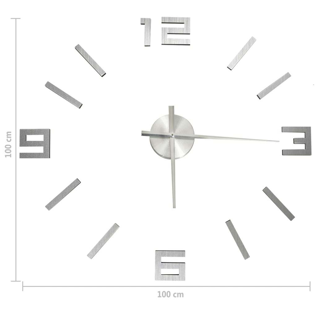3D-Seinäkello Moderni Muotoilu 100 Cm Xxl
