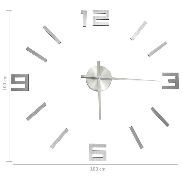3D-Seinäkello Moderni Muotoilu 100 Cm Xxl