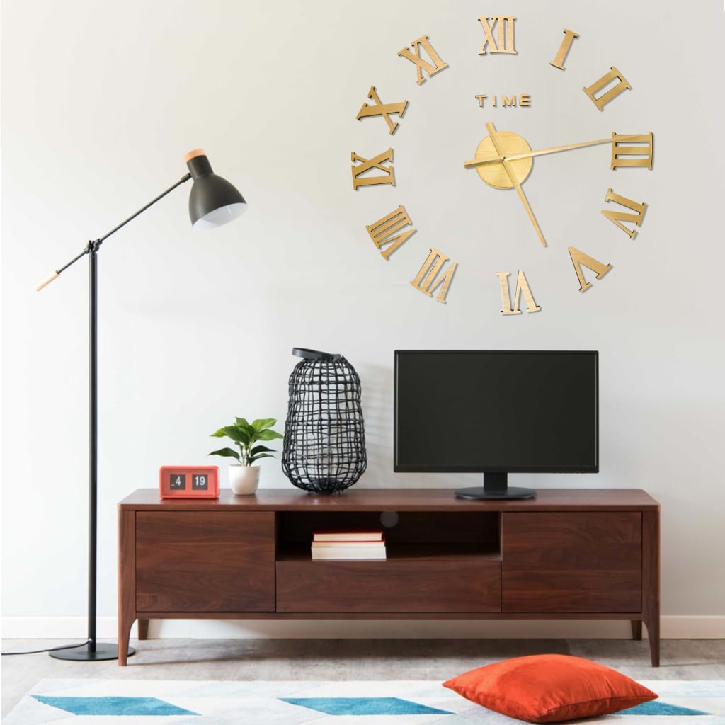 3D-Seinäkello Moderni Muotoilu 100 Cm Xxl