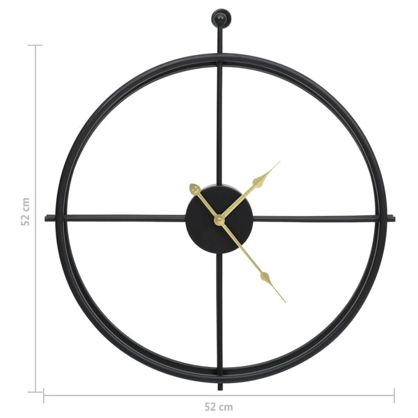 Seinäkello 52 Cm Rauta