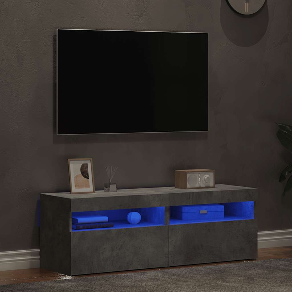 Tv-Kaappi Led-Valoilla Käsityöläinen Tammi 75X35X40 Cm