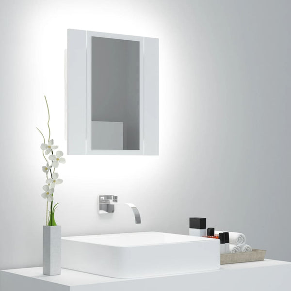 Kylpyhuoneen Led Peilikaappi 40X12X45 Cm Akryyli