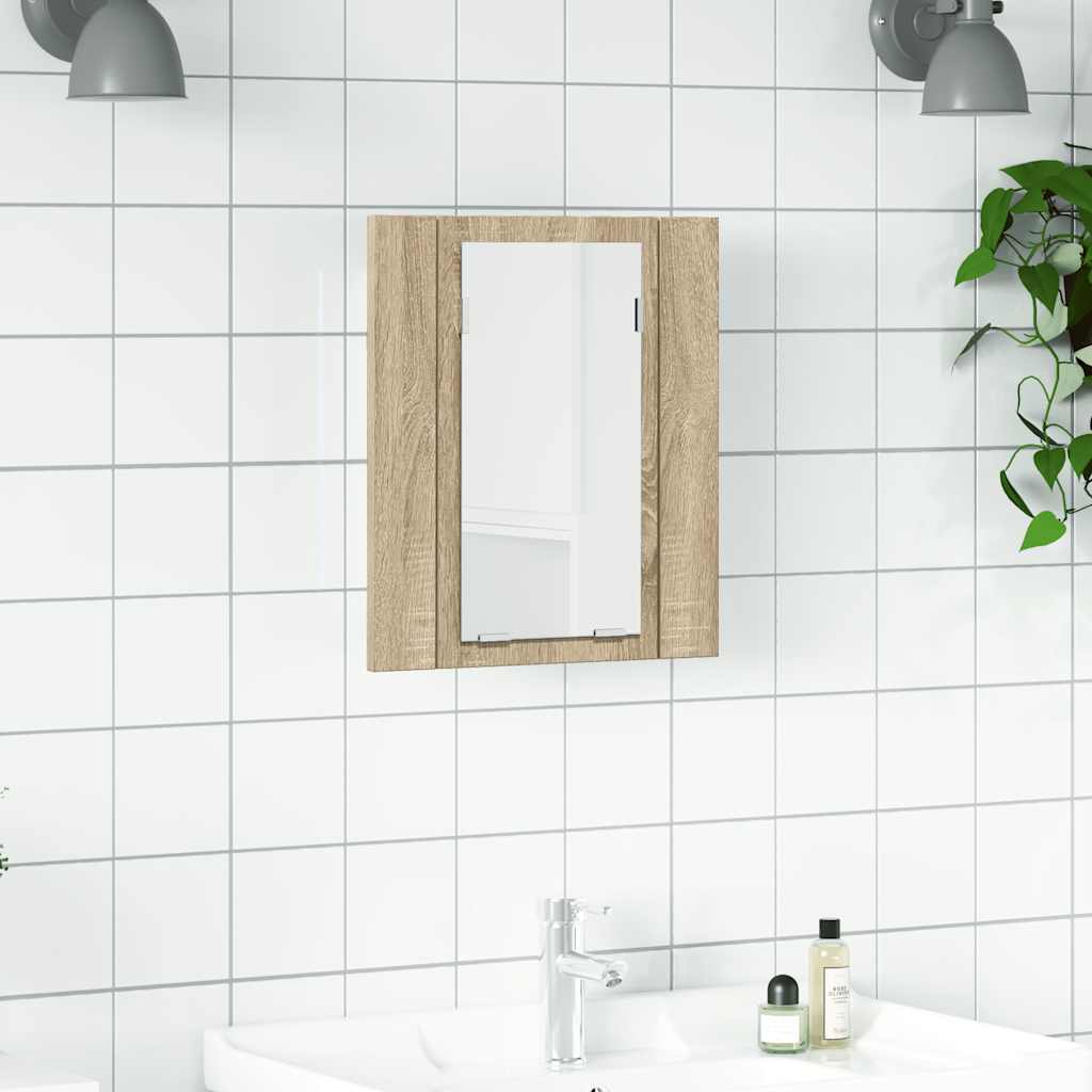Kylpyhuoneen Led Peilikaappi 40X12X45 Cm Akryyli