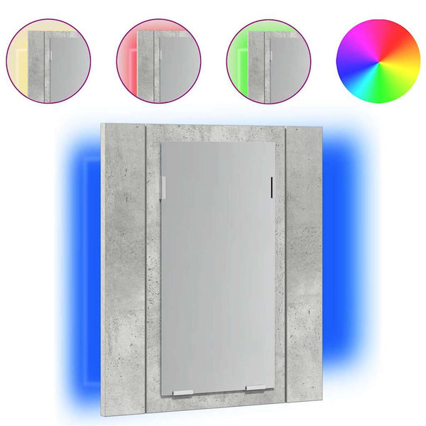 Kylpyhuoneen Led Peilikaappi 40X12X45 Cm Akryyli