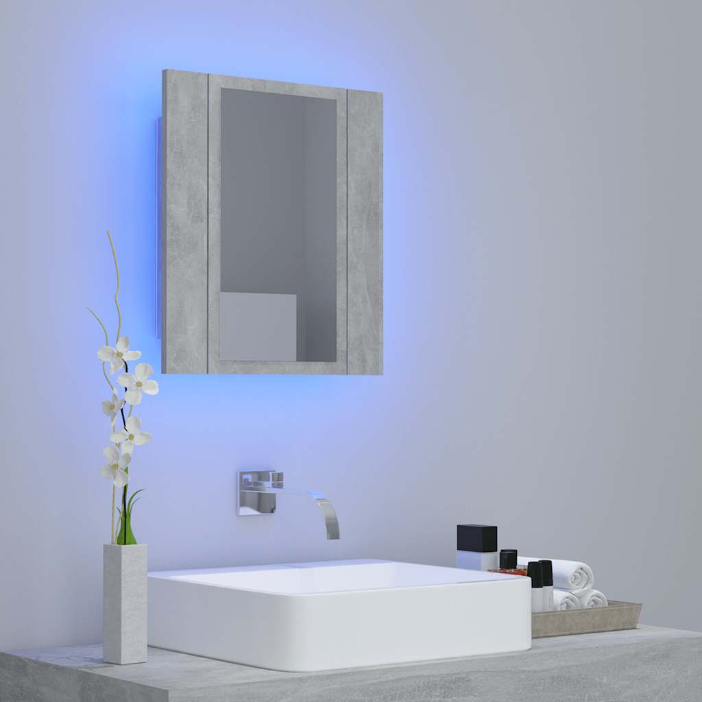 Kylpyhuoneen Led Peilikaappi 40X12X45 Cm Akryyli