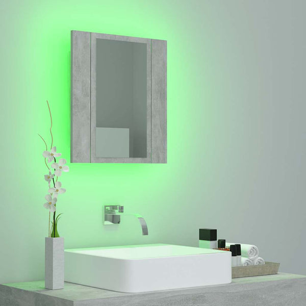 Kylpyhuoneen Led Peilikaappi 40X12X45 Cm Akryyli