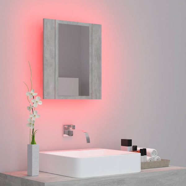 Kylpyhuoneen Led Peilikaappi 40X12X45 Cm Akryyli