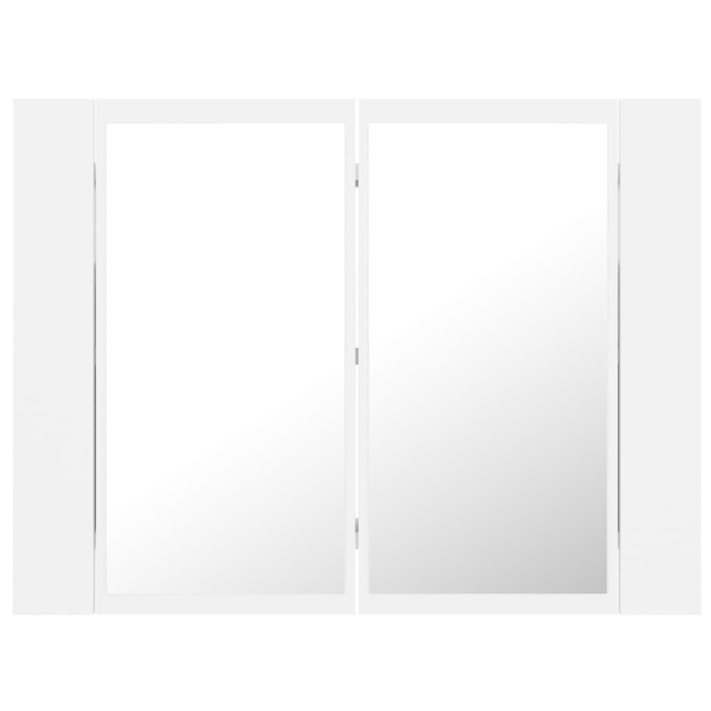 Kylpyhuoneen Led Peilikaappi 60X12X45 Cm Akryyli