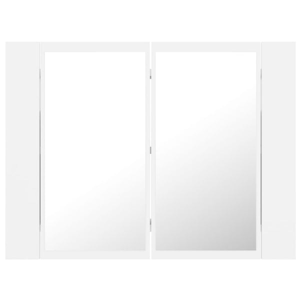 Kylpyhuoneen Led Peilikaappi 60X12X45 Cm Akryyli