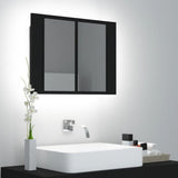 Kylpyhuoneen Led Peilikaappi 60X12X45 Cm Akryyli