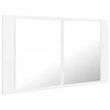Kylpyhuoneen Led Peilikaappi 80X12X45 Cm Akryyli