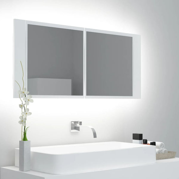 Kylpyhuoneen Led Peilikaappi 100X12X45 Cm